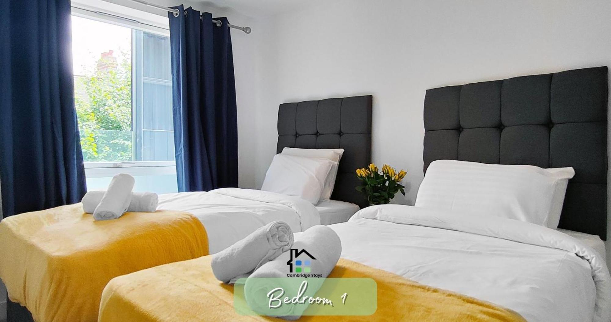 Cambridge Stays Riverside Apart Hotel With 2Br Flats At The City Centre-Parking-Balcony Exterior photo